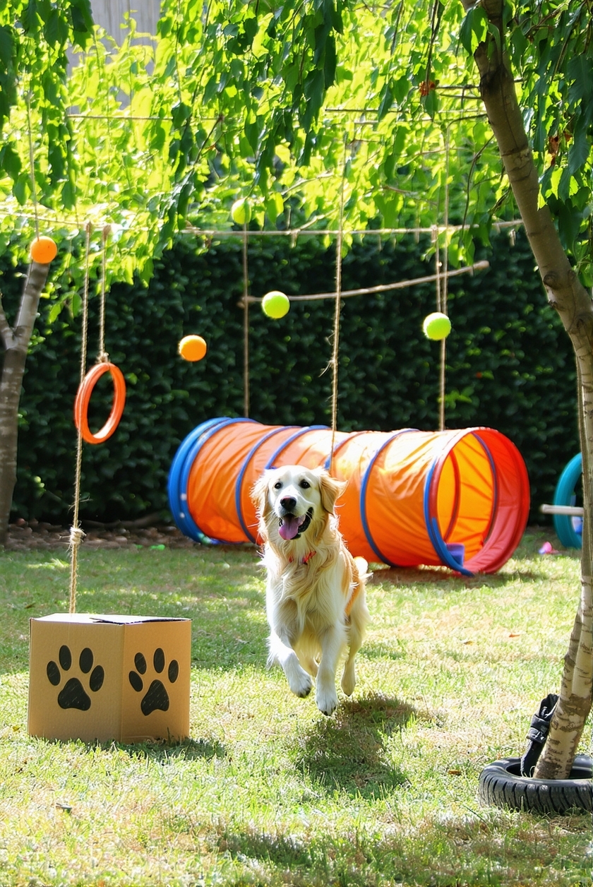 backyard obstacle course fun