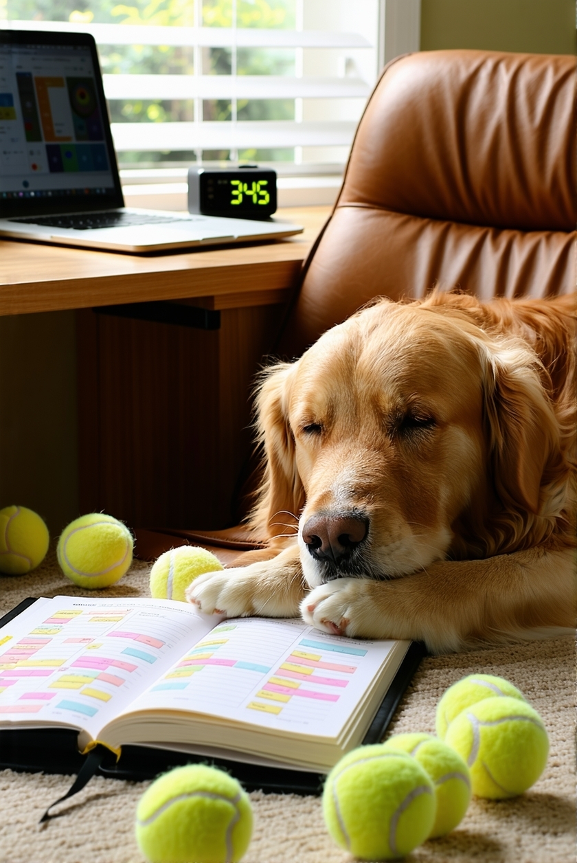 balancing work and pet care