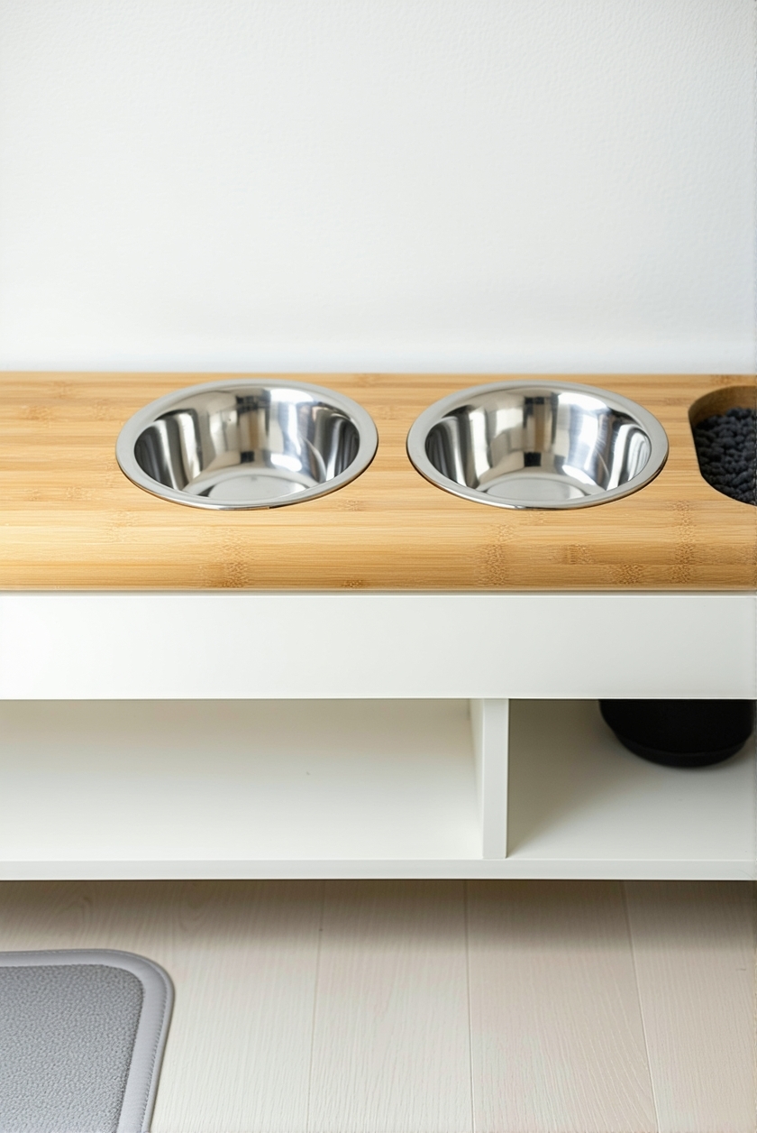 clutter free feeding station design