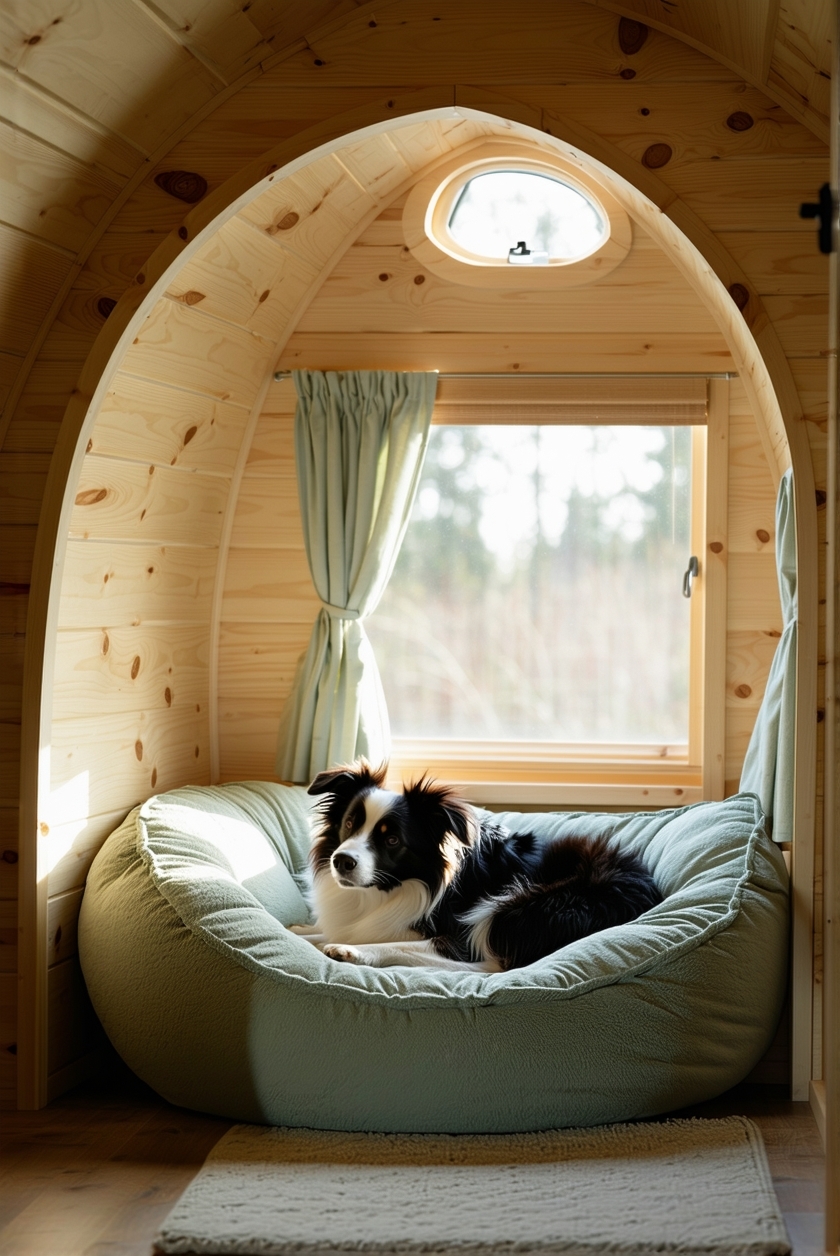 comfortable designated sleeping areas