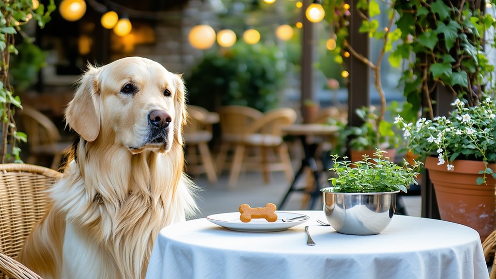 dog friendly dining options available