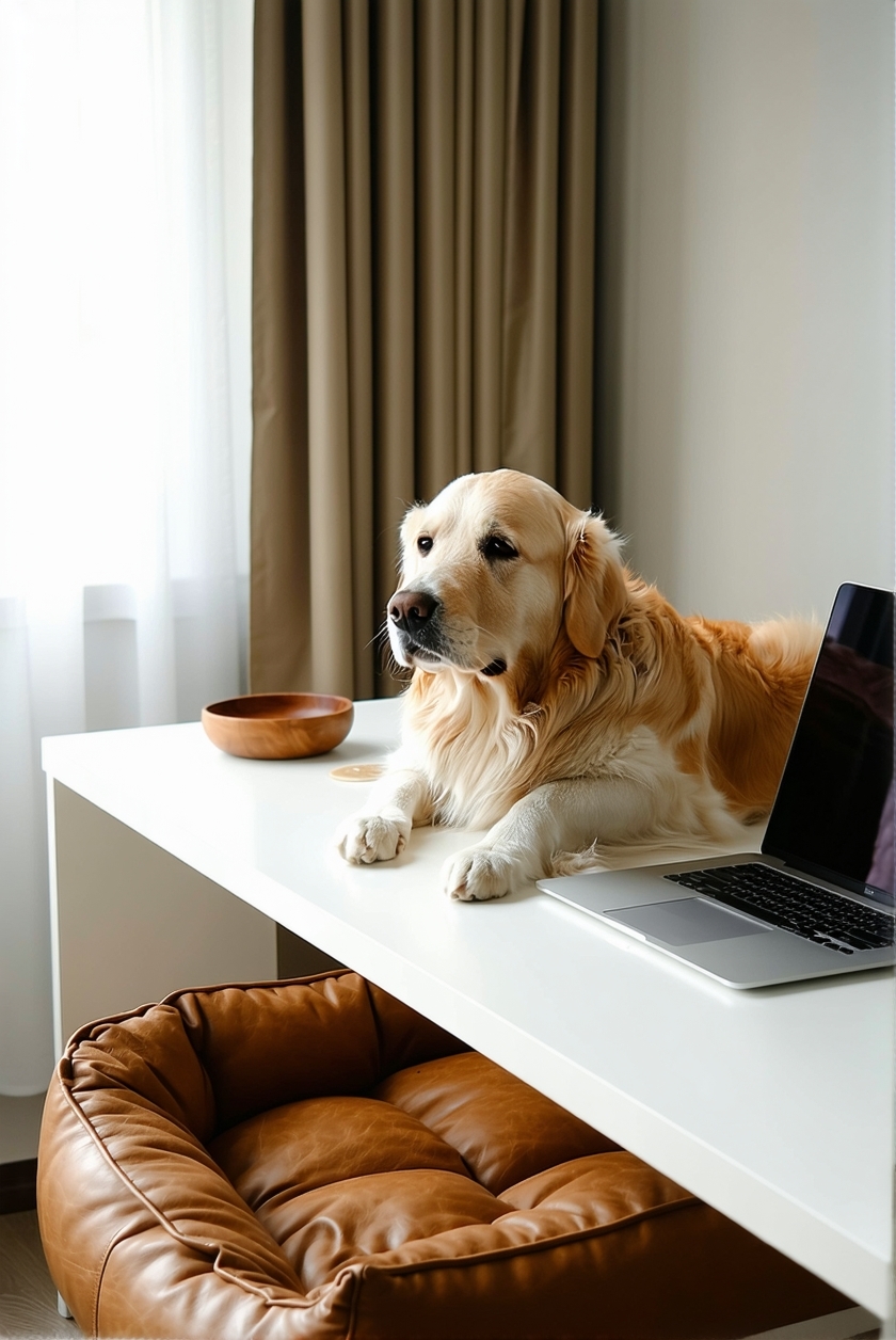 dog s work from home routine