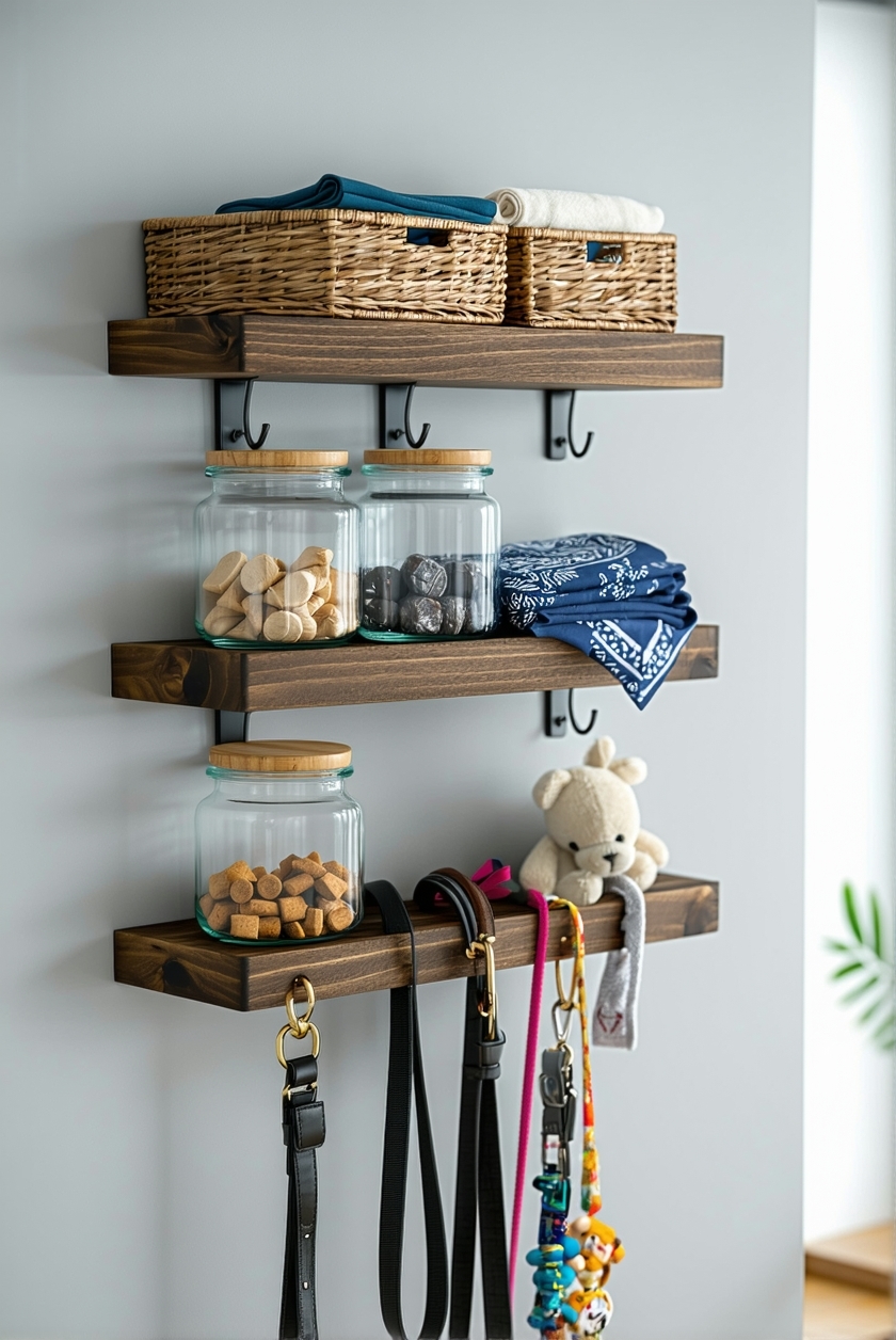 dog supply wall storage