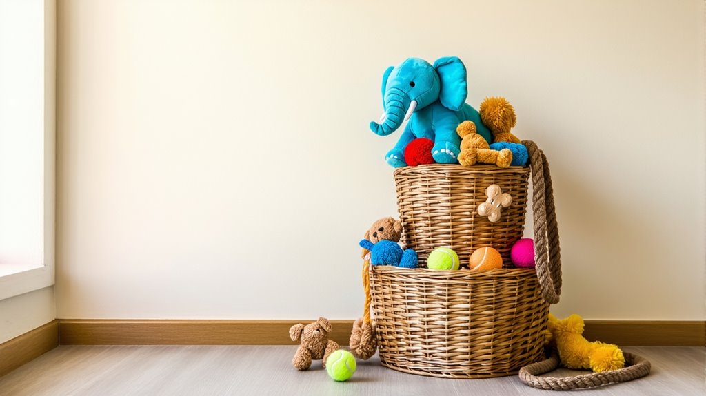 efficient pet toy organization