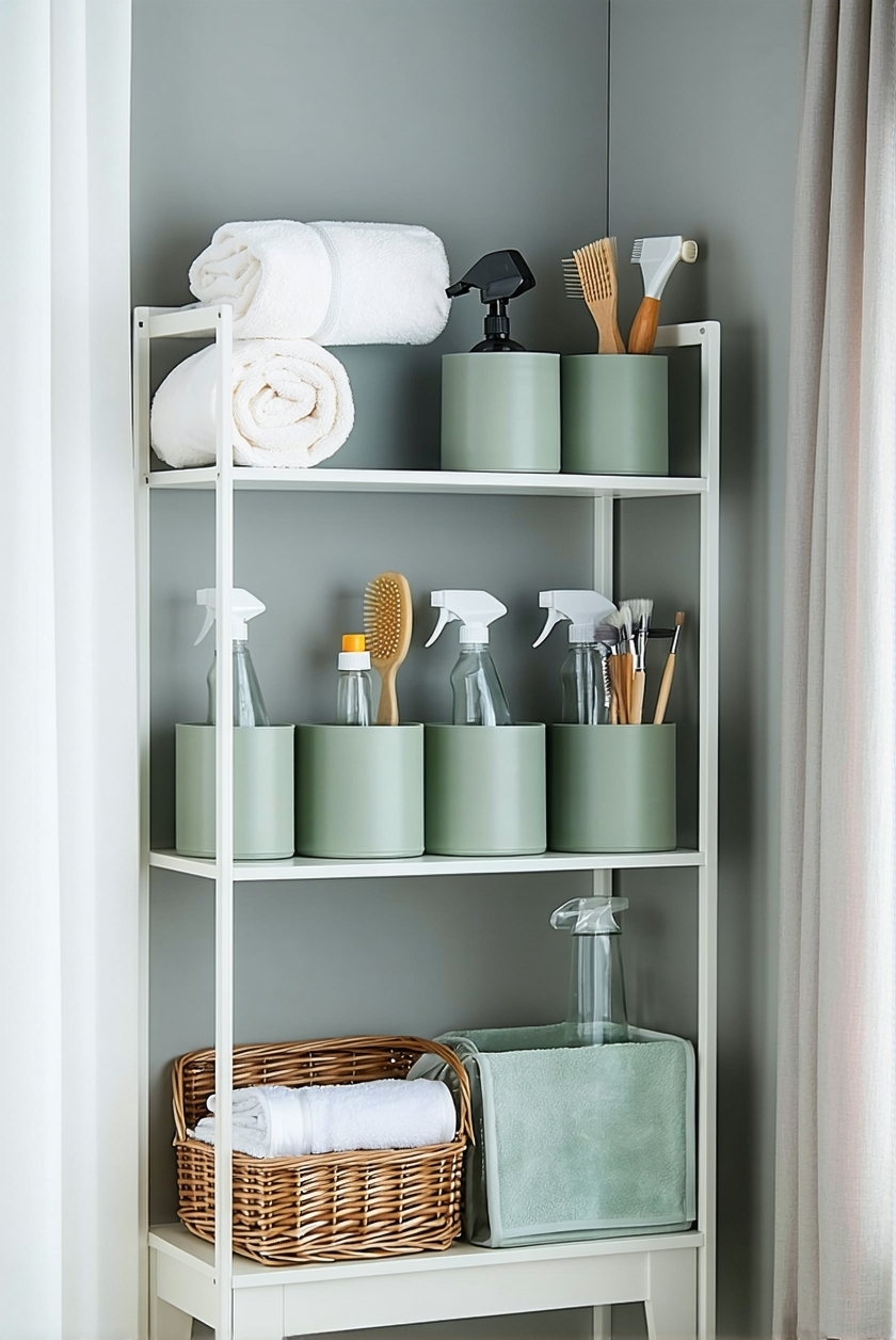 establish a cleaning area