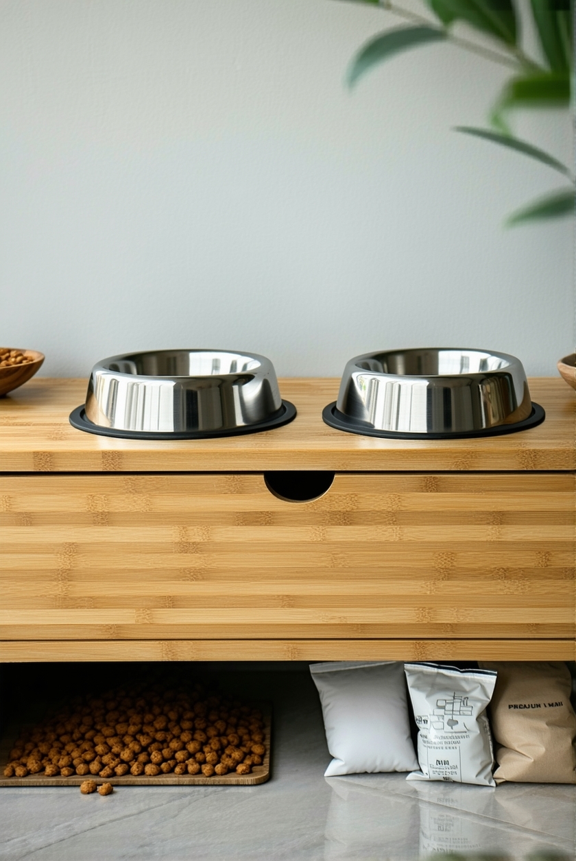 establish convenient feeding points