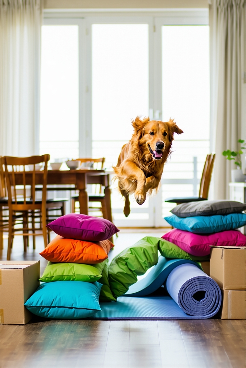 home made obstacle course ideas