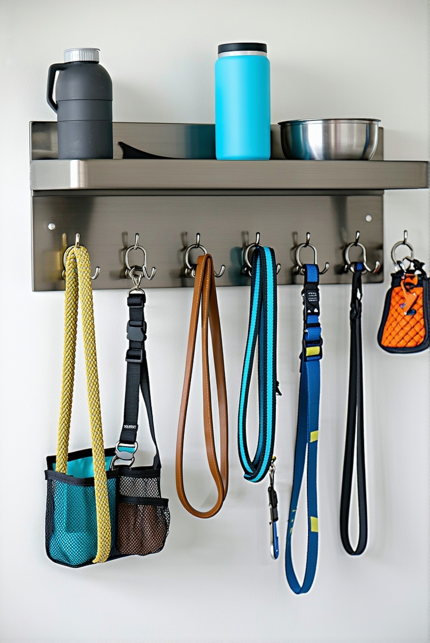 leash and gear organization