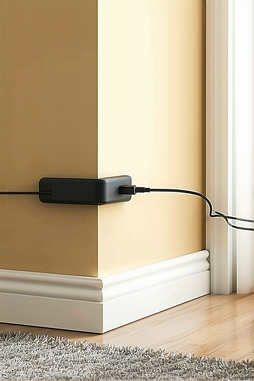 organized cord and cable management