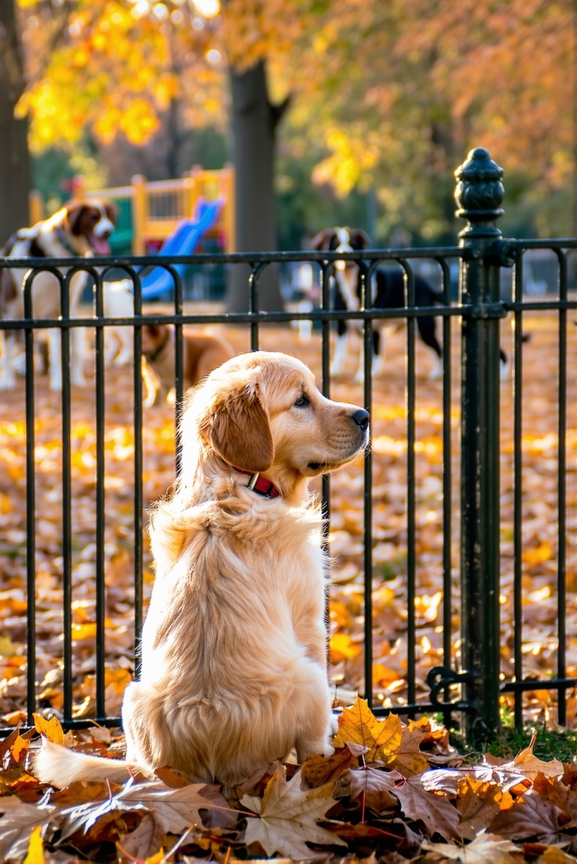 park observation from afar