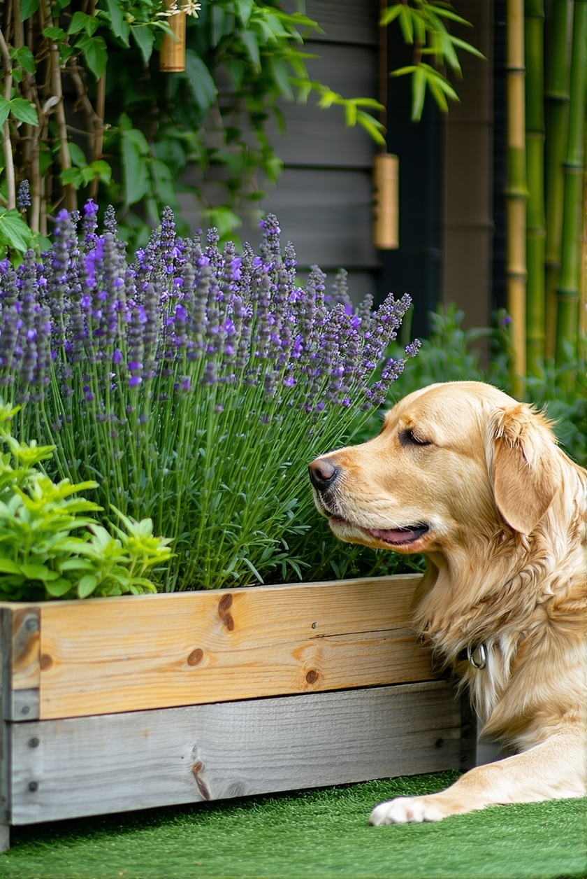 pet friendly sensory garden design