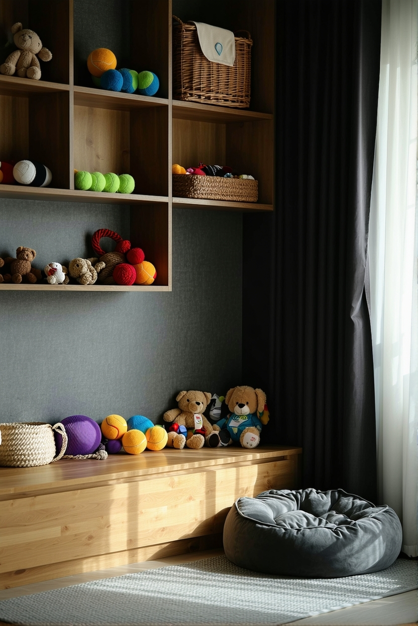 play and storage organization