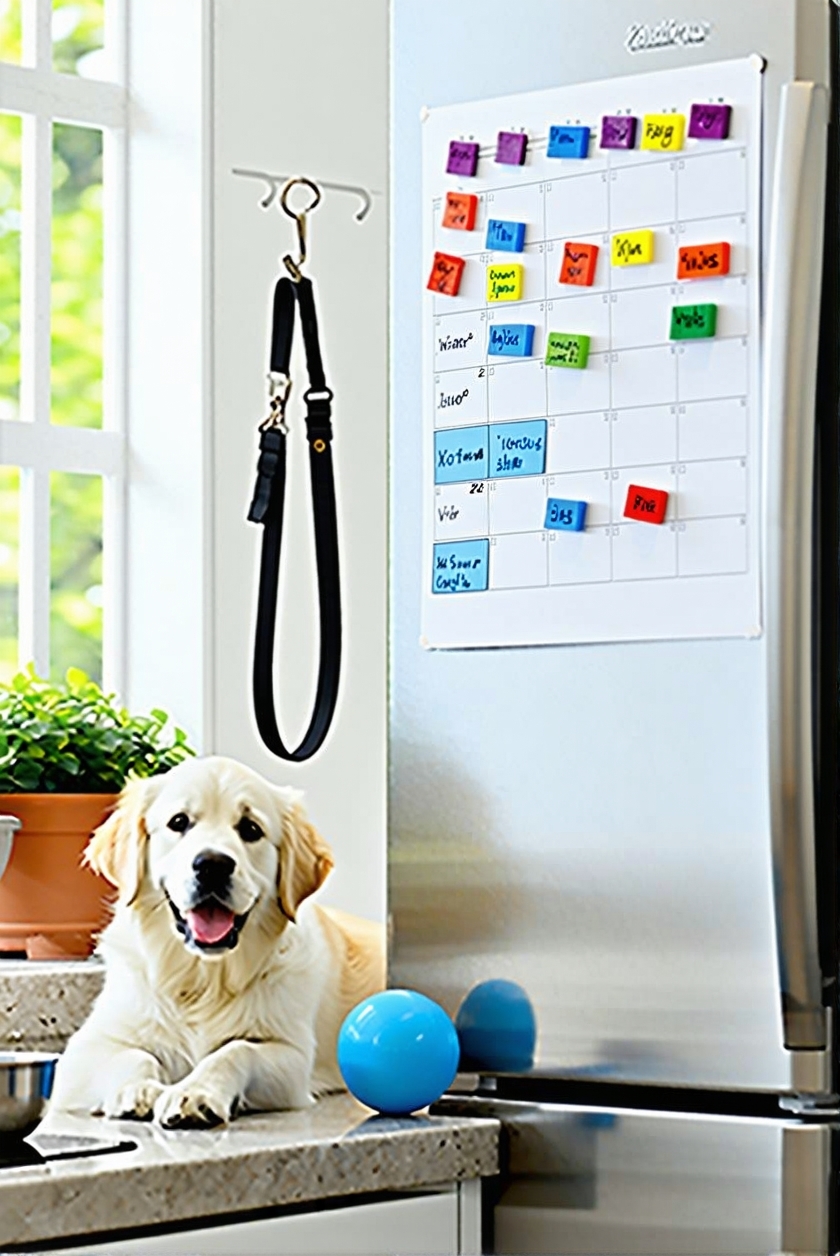 puppy care family coordination