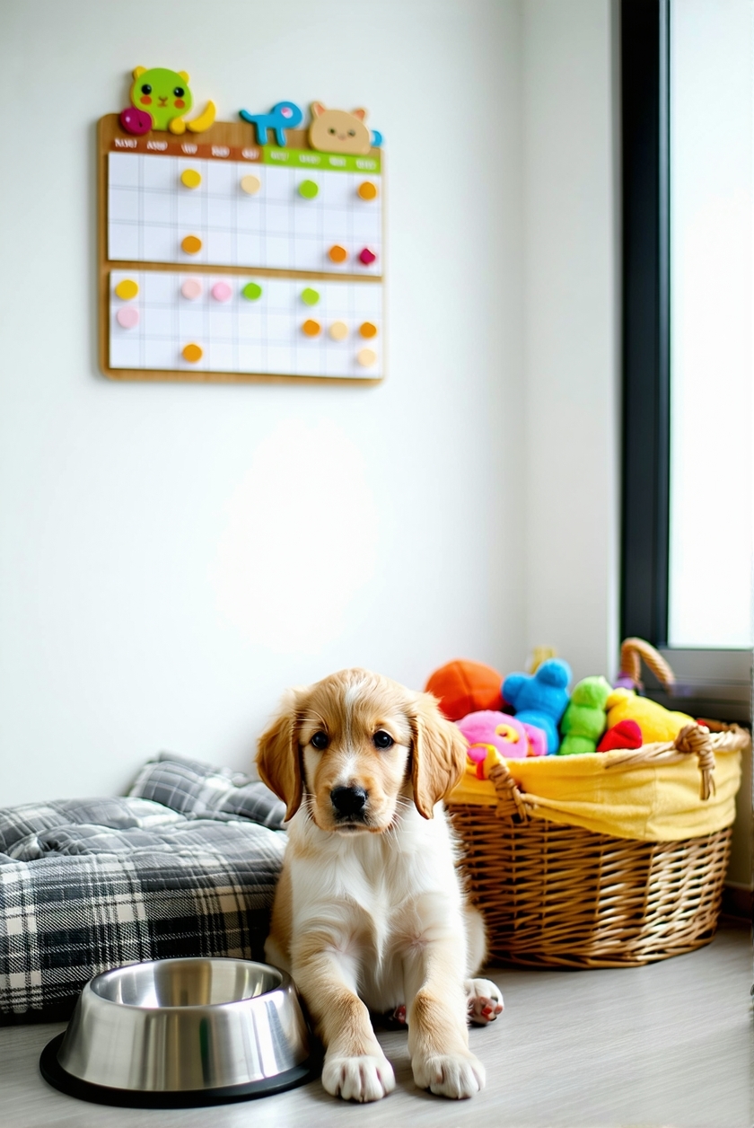 puppy schedule benefits routine