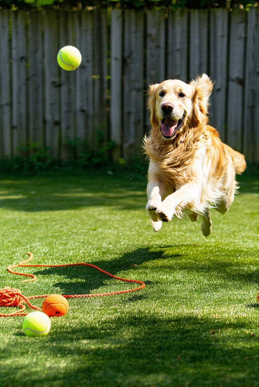 recycled toys fetch games