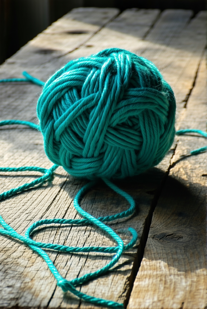 tangled textile sphere object