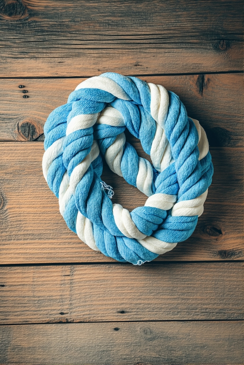 tangled toy made from towels