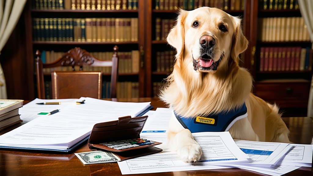 training expenses for therapy dogs