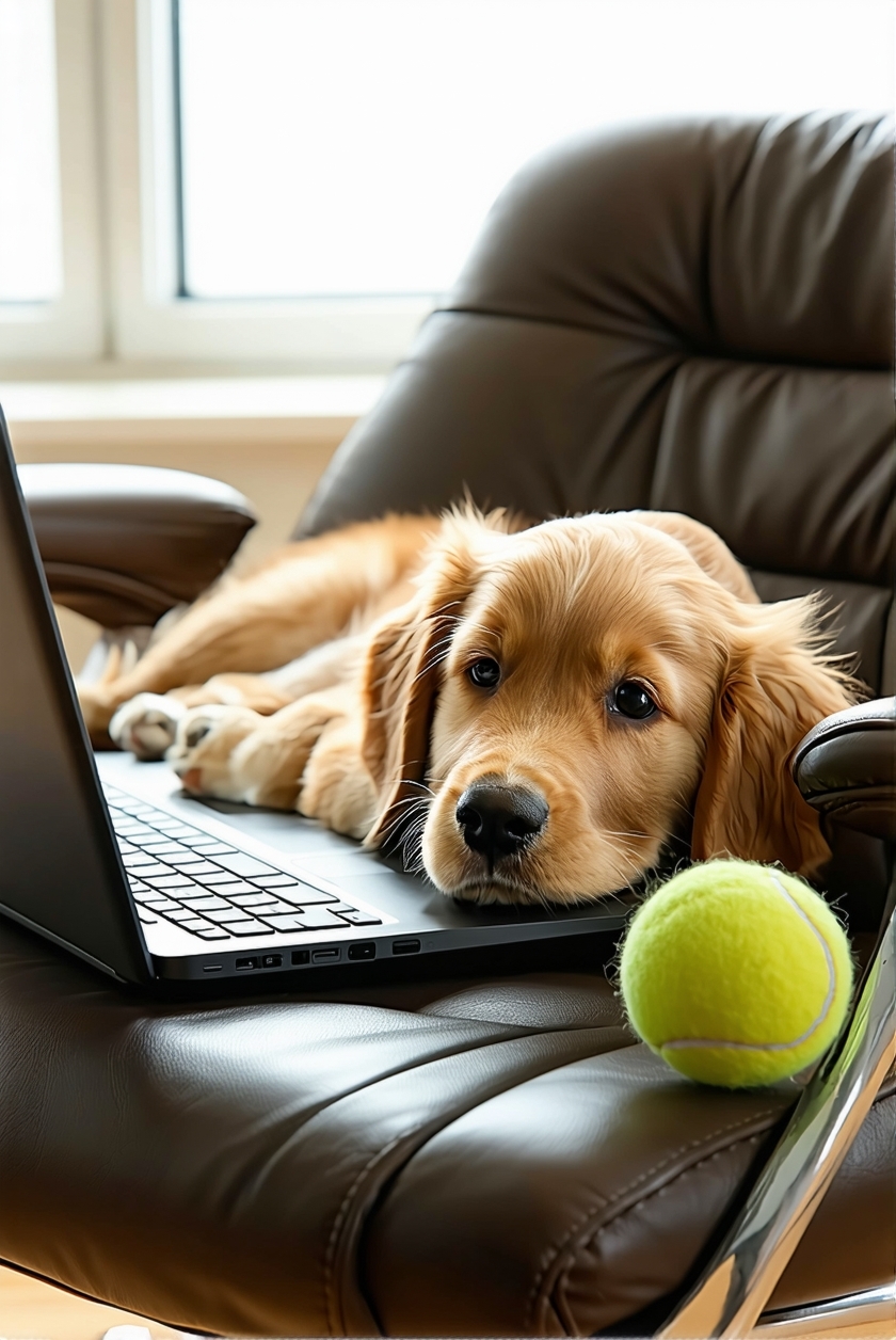 work life balance for puppies